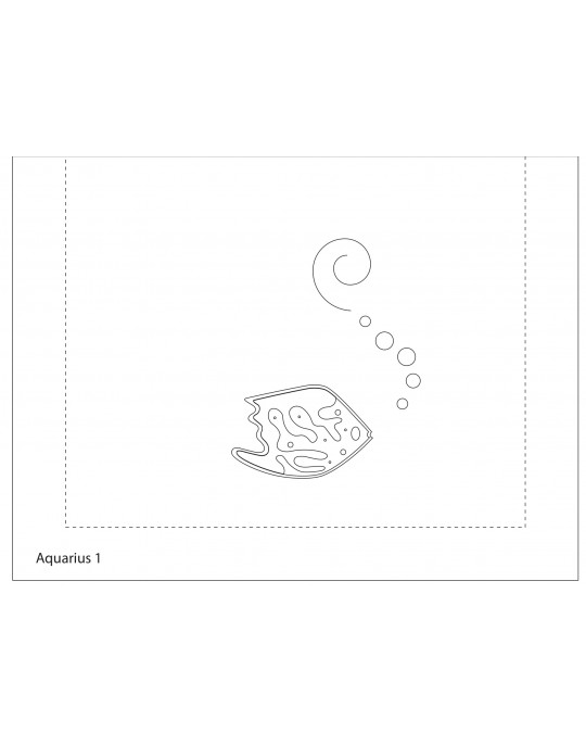 "Aquarius" cocktail napkins patterns