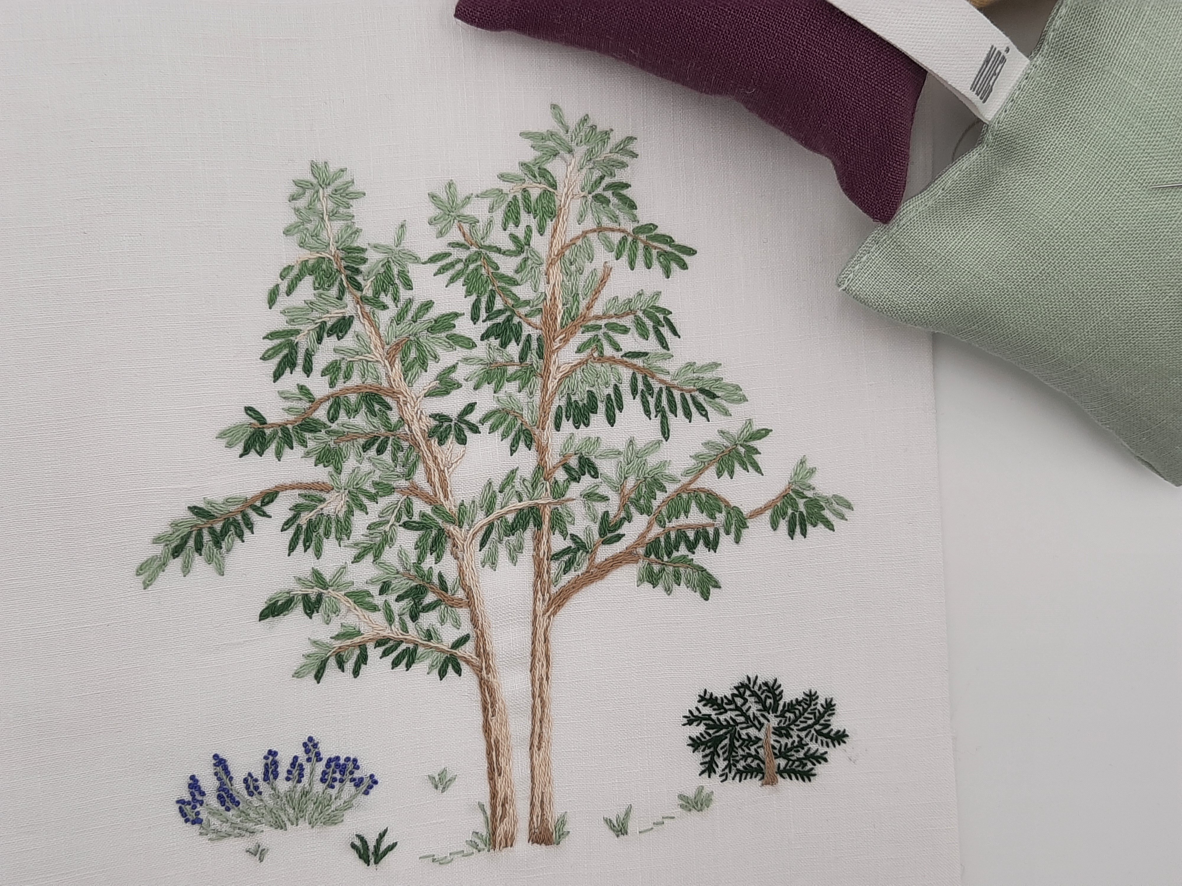 "Eucalyptus" pillow case pattern