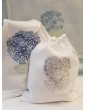 "Hortensia" pattern pouch