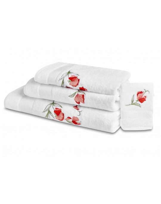 "Pois de Senteur" bath towels
