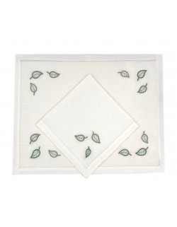 Set de table et serviette "Leaves"