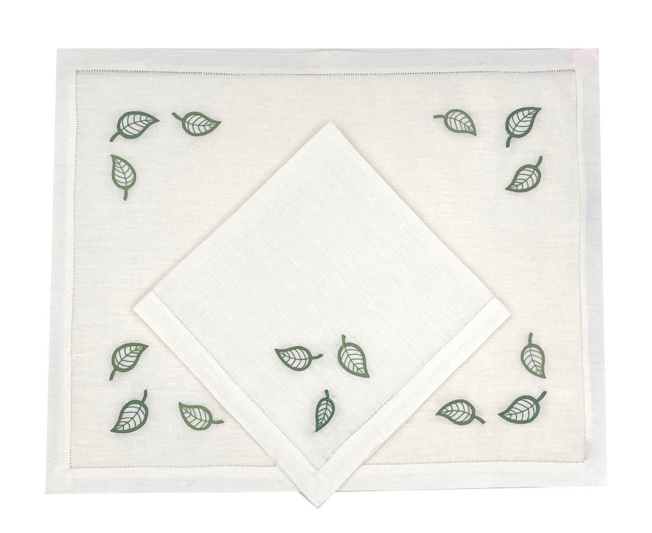 Set de table et serviette "Leaves"