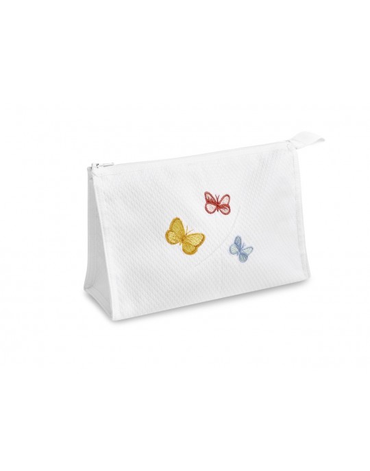 "Jardin imaginaire" make-up pouch