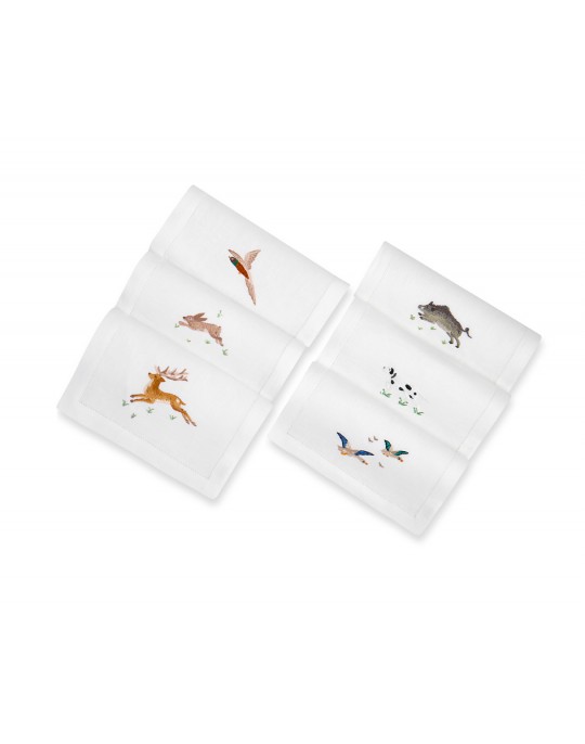 CHASSE cocktail napkins