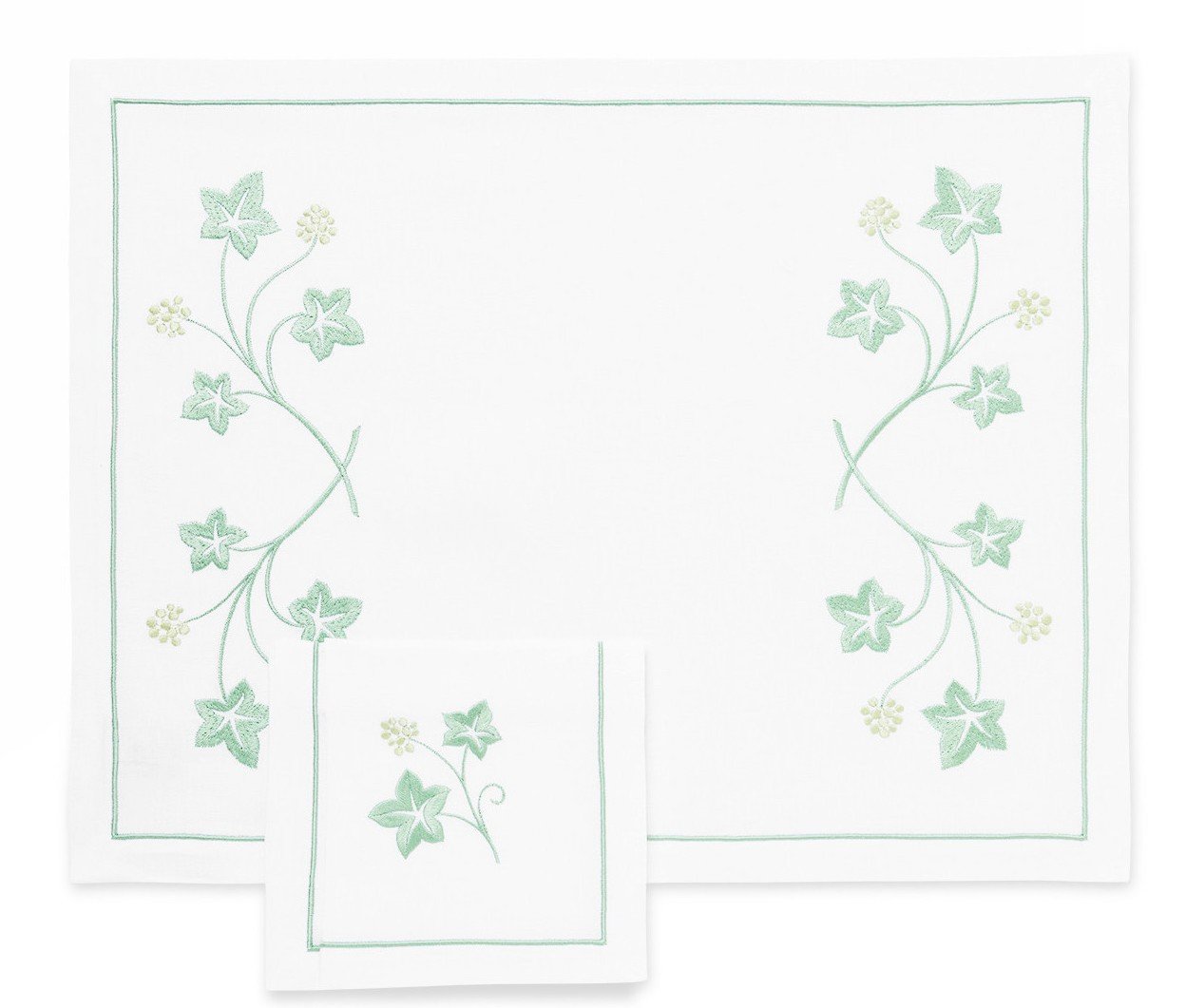 "Jardin Botanique" placemat and napkin