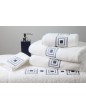 PRISME embroidered bath towels