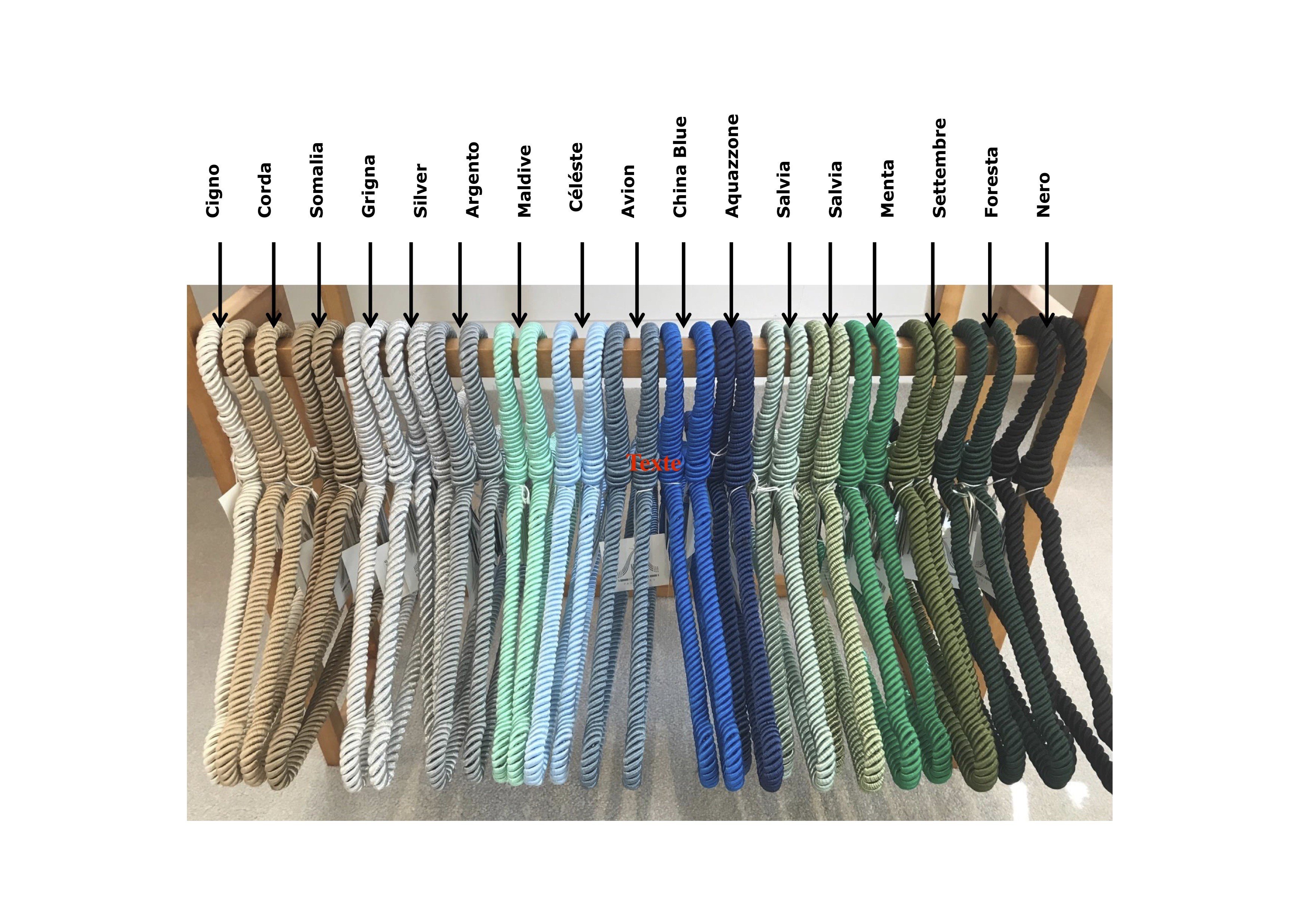 hanger colors range