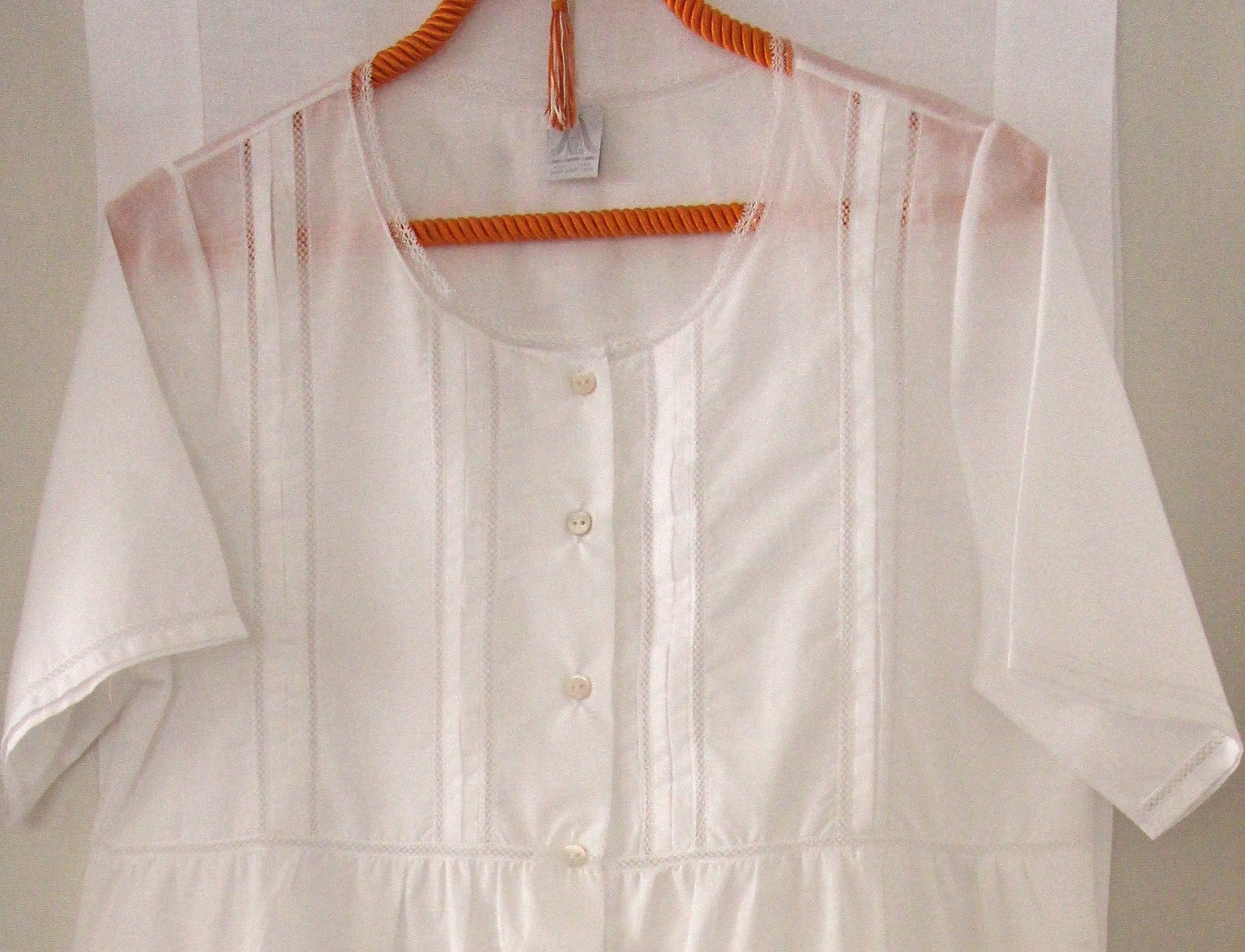 "Flora" nightgown (short sleeves)
