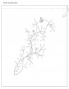 "Paradise Garden" pattern pouch