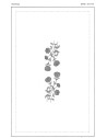 "Hortensia" tablecloth pattern