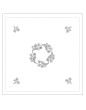 "Fleurs des Alpes" tea tablecloth pattern