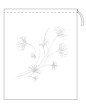 "Sous le vent" pattern pouch