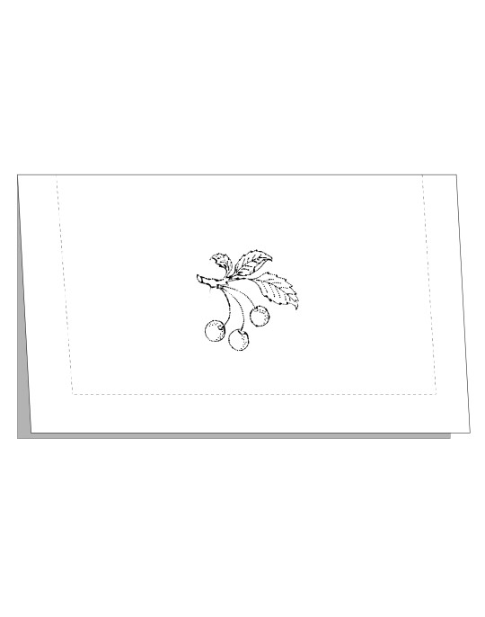 "Cerises" pouch pattern