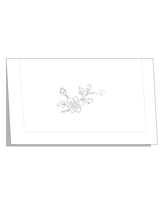 "Fleurs de pommier" pouch pattern