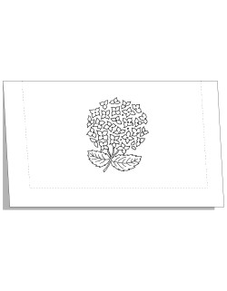 "Hortensia" pouch pattern