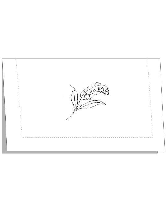 "Muguet" pouch pattern