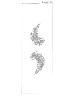 "Panache"  table runner pattern