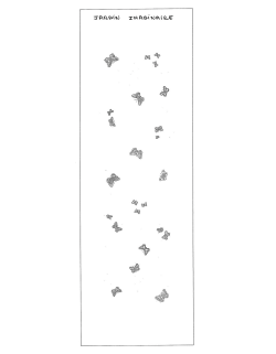 "Jardin Imaginaire" table runner pattern