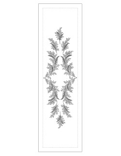 "Mimosa" table runner pattern