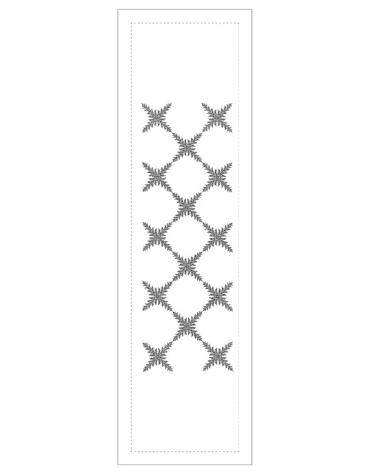 "Joséphine" table runner pattern