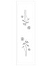 "Ombelles" table runner pattern