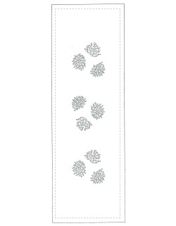 "Coraux"  table runner pattern