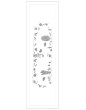 "Coquillages et Poissons" table runner pattern