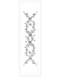 "Geranium" table runner pattern