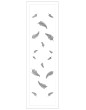 "Fougère" table runner pattern