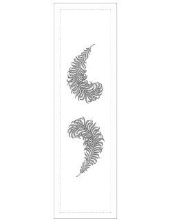 "Panache"  table runner pattern