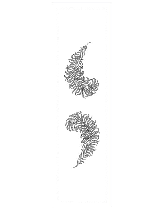 "Panache"  table runner pattern
