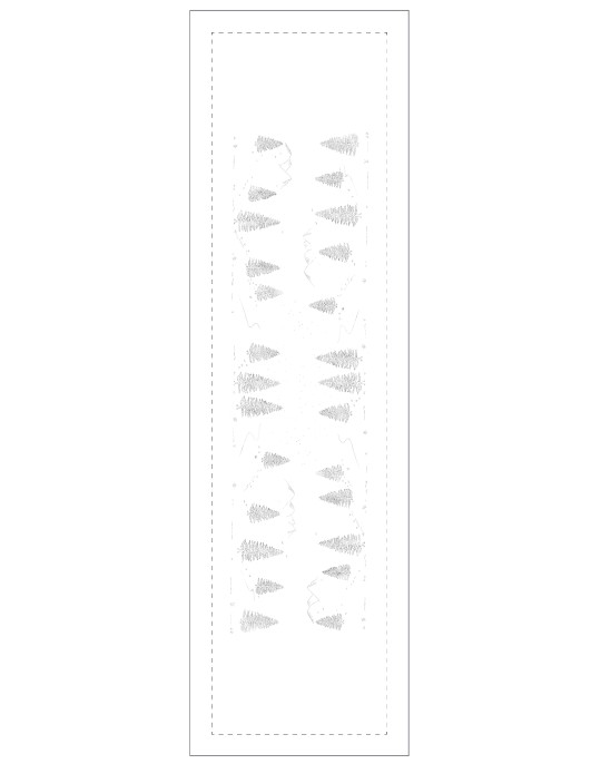 "Argentière" table runner pattern