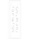 "Argentière" table runner pattern