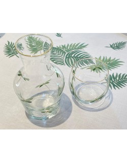 "Dragonfly" hand painted glass