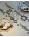 "Amazone" embroidered tablecloth