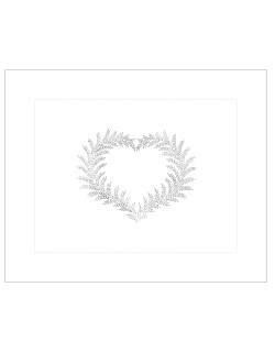 "Coeur de Fougere" pillow case pattern