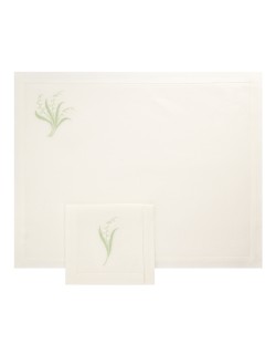 Set de table et serviette "Muguet"