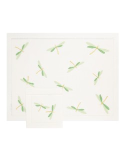"Libellules" placemat and napkin