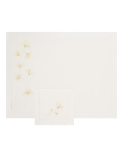 "Sous le vent" place mat and napkin