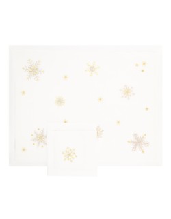 Set de table et serviette "Cristaux"