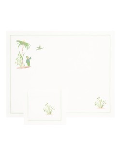 "Si Kiang"  placemat and napkin