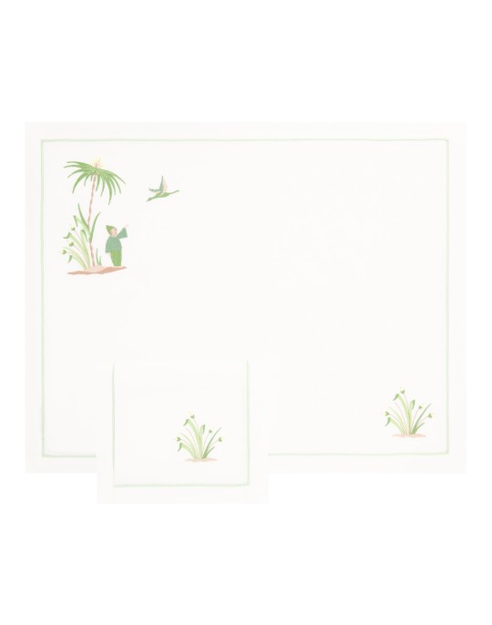 Set de table et serviette "Si Kiang"