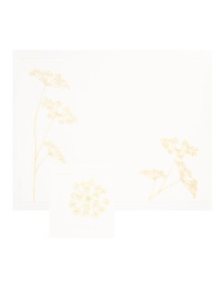 Set de table et serviette "Ombelles"