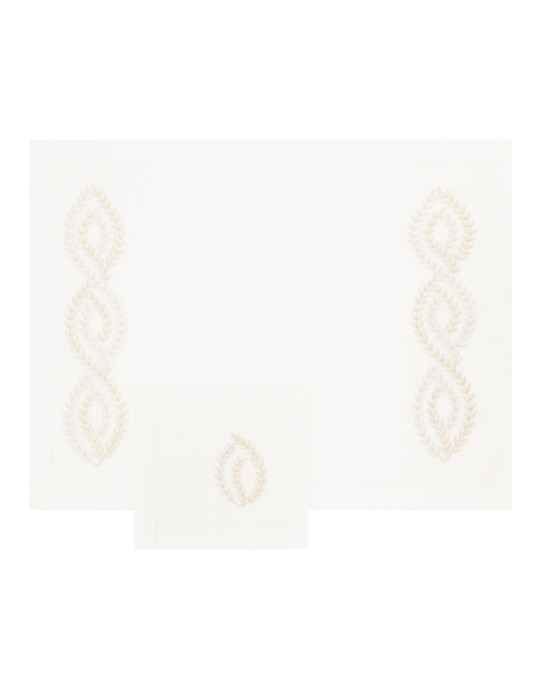 "Allée du roi" placemat  and napkin