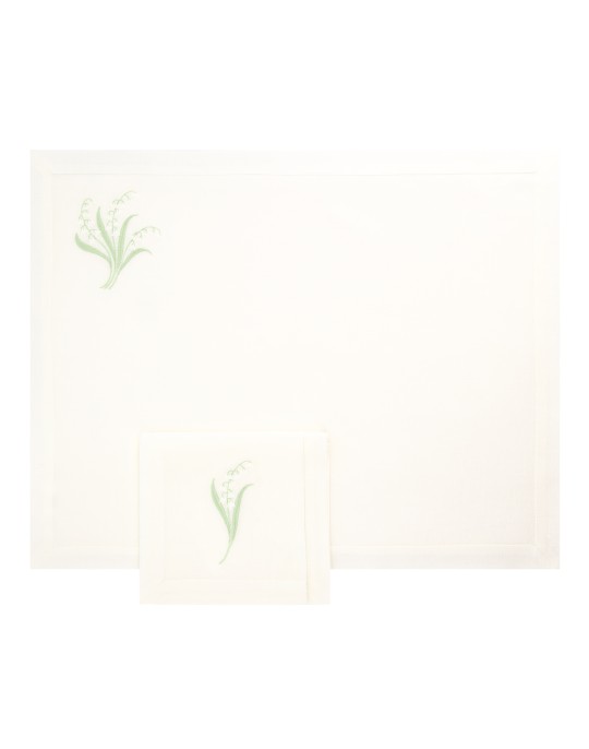 Set de table et serviette "Muguet"