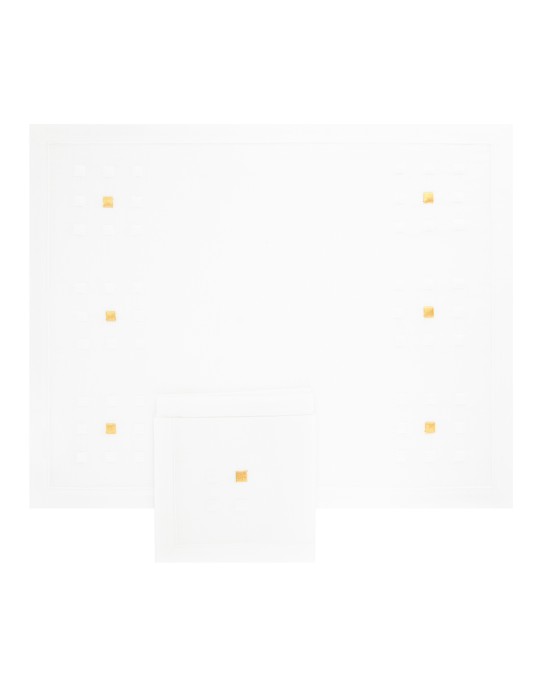 Set de table et serviette "Carrés Magiques"
