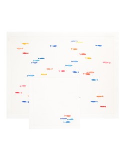 "Lagon" hand embroidered placemat