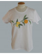 "Agrumes"(citrus fruits) embroidered t-shirt