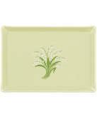 Plateau brodé "Muguet" - Noël Paris