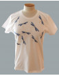 "Libellules" (Dragonflies) embroidered T-Shirt